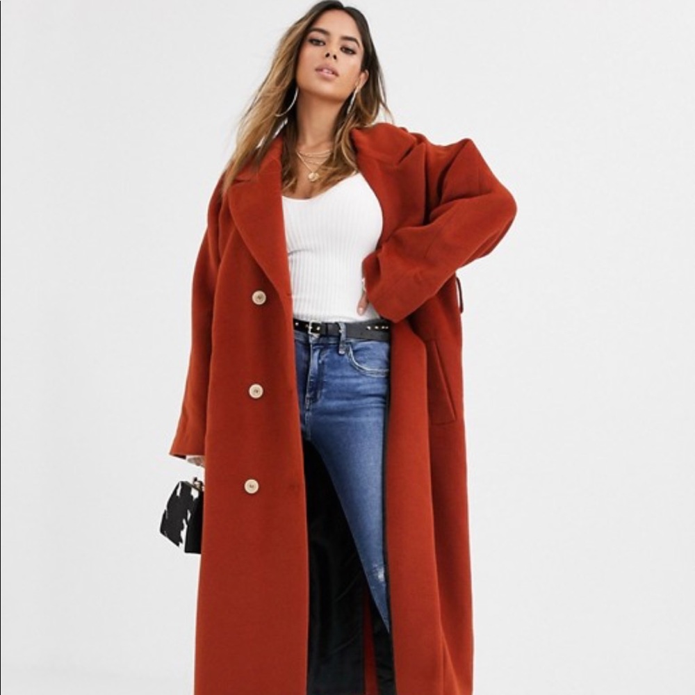 ASOS design oversized belted coat